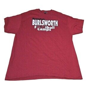 Arkansas Razorbacks Tshirt Brandon Burlsworth  RED Football camps XL MENS NEW